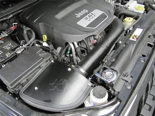 K&N 63 Series Cold Air Intake: Jeep Wrangler 3.6L V6 2012-2018