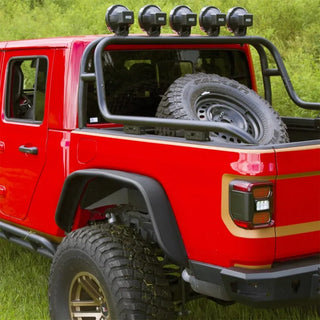Rugged Ridge Steel Tube Rear Fenders: Fits Most Jeep Wrangler JK Models (2007-2018) - Matte Black
