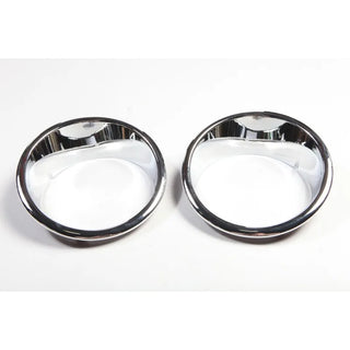 Rugged Ridge Chrome Headlight Bezels: Fits Most Jeep Wrangler Models (2007-2018)