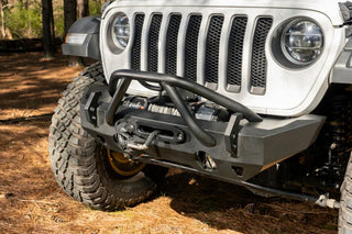 Rugged Ridge HD X-Striker Front Bumper Add-On: Fits Most Jeep Wrangler Models (2007-2026)