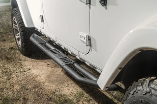 Rugged Ridge RRC Side Armor Guard Plates: Jeep Wrangler (07-18) w/ Hardware - Black