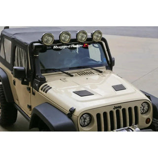 Rugged Ridge Performance Vented Hood: Fits Most Jeep Wrangler JK Models (2007-2018)