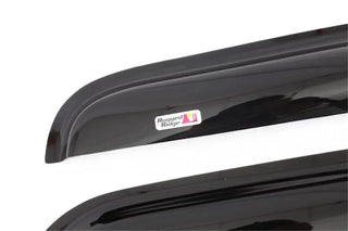 Rugged Ridge Smoked Acrylic Window Rain Deflectors: Fits Most Jeep Wrangler Models (2007-2018)