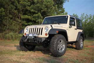 Rugged Ridge Smoked Acrylic Window Rain Deflectors: Fits Most Jeep Wrangler Models (2007-2018)