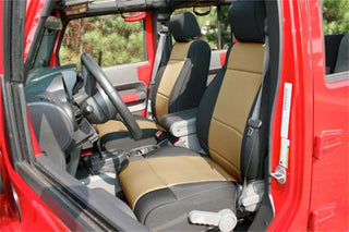 Rugged Ridge Neoprene Seat Cover Kit (F&R): Jeep Wrangler (07-18) / Grand Cherokee (05-10)