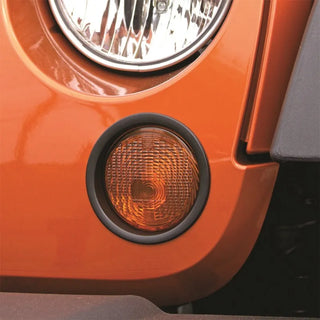 Rugged Ridge Turn Signal Bezel Trim: Fits Most Jeep Wrangler Models (2007-2018)