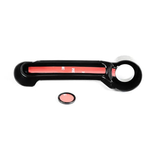 Rugged Ridge Black Paintable Door Handle Cover: Fits Most Jeep Wrangler JK Models (2007-2018)