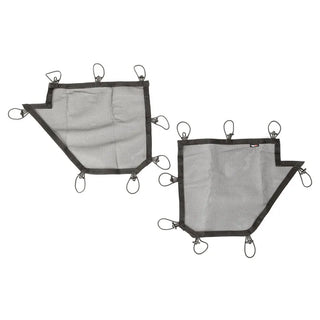 Rugged Ridge Rear Tube Door Covers Pair: Fits Most Jeep Wrangler JK Models (2007-2018) - Black