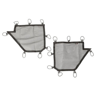 Rugged Ridge Rear Tube Door Covers Pair: Fits Most Jeep Wrangler JK Models (2007-2018) - Black