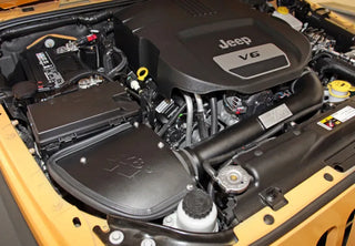K&N 71 Series Blackhawk Cold Air Intake: Jeep Wrangler 3.6L V6 2012 - 2018