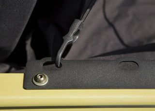 Rugged Ridge Trail Anchor Rail Kit: Fits Most Jeep Wrangler Models (2007-2018) - Black Powder Coat