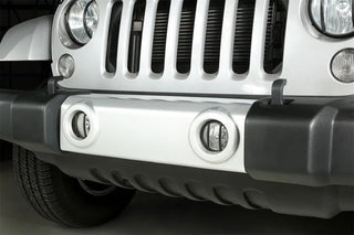Rugged Ridge Black Powder Coated Euro Fog Light Guards: Fits Most Jeep Wrangler Models (2007-2018)