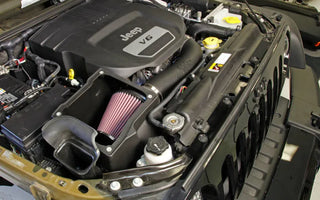 K&N 57 Series Cold Air Intake w/ Snorkel: Jeep Wrangler 3.6L V6 2012-2018