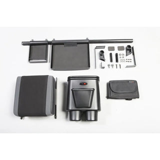Rugged Ridge Interior Comfort Kit (4-Piece): Fits Most Jeep Wrangler Models (2007-2011) - Black