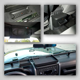 Rugged Ridge Interior Storage Kit 4-Piece (BLACK): Fits Most Jeep Wrangler Models (2007-2011)