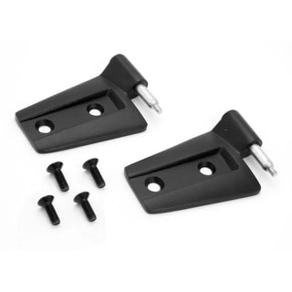 Rugged Ridge Black Right Door Hinge Set: Fits Most Jeep Wrangler Models (2007-2018)