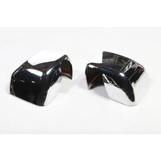 Rugged Ridge Chrome Mirror Covers Kit: Fits Most Jeep Wrangler JK Models (2007-2018)