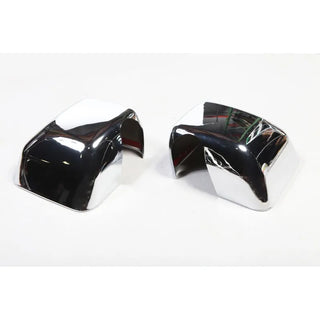 Rugged Ridge Chrome Mirror Covers Kit: Fits Most Jeep Wrangler JK Models (2007-2018)