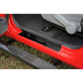 Rugged Ridge Black Steel Door Entry Guard Set: Fits Most Jeep Wrangler JK Models (2007-2018)