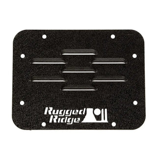 Rugged Ridge Tire Carrier Delete Plate: Fits Most Jeep Wrangler Models (2007-2018)