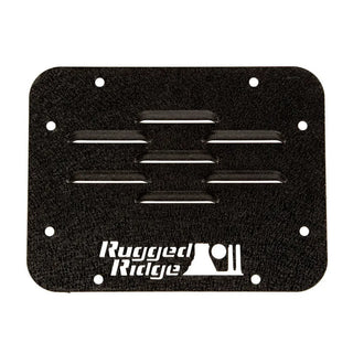 Rugged Ridge Tire Carrier Delete Plate: Fits Most Jeep Wrangler Models (2007-2018)