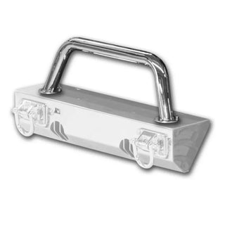 Rugged Ridge SS Overrider Hoop XHD Modular Front Bumper (FRONT): Jeep Wrangler (97-18)