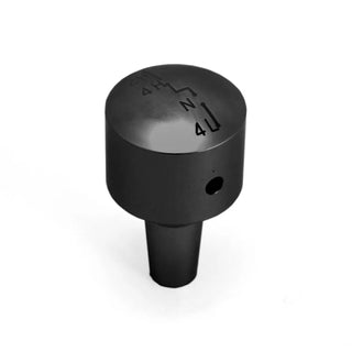 Rugged Ridge Black Billet Aluminum Transfer Case Knob: Fits Most Jeep Wrangler Models (2007-2018)