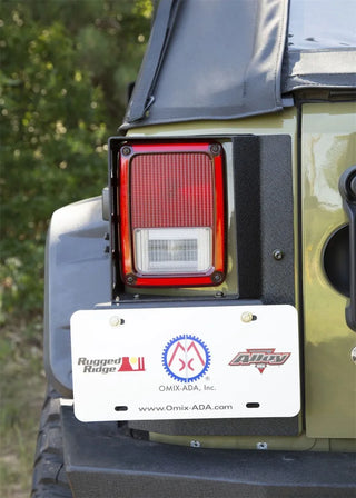 Rugged Ridge XHD Corner Guard Rear: Fits Most Jeep Wrangler Models (2007-2018)