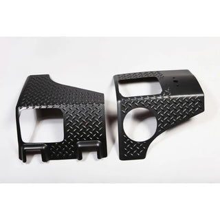 Rugged Ridge Black Diamond Plate Thermoplastic Corner Guards: Jeep Wrangler (07-18)