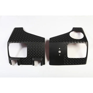 Rugged Ridge Black Diamond Plate Thermoplastic Corner Guards: Jeep Wrangler / Grand Cherokee (05-18)