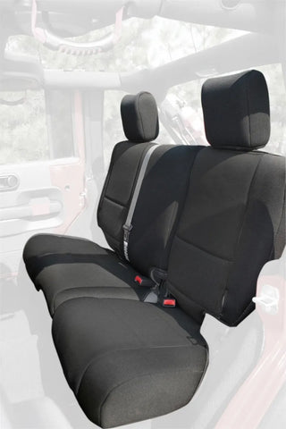 Rugged Ridge Neoprene Seat Cover Kit: Fits Most Jeep Wrangler Models (2007-2018) - Black