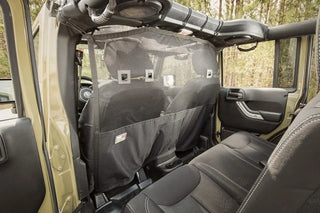 Rugged Ridge C2 Cargo Curtain Front: Fits Most Jeep Wrangler Models (2007-2018)