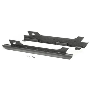 Rugged Ridge XHD One-Piece Rock Sliders (2 DOOR): Fits Most Jeep Wrangler Models (2007-2018)
