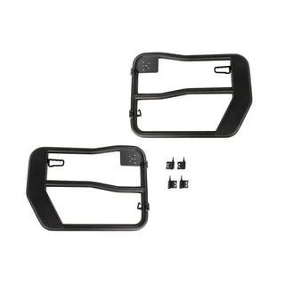 Rugged Ridge Fortis Powder Coated Front Tube Doors: Fits Most Jeep Wrangler Models (2007-2018)