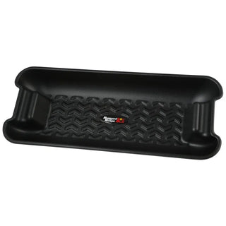 Rugged Ridge Rear Storage Bin: Fits Most Jeep Wrangler Models (2007-2018) - Black