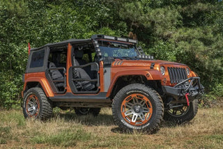 Rugged Ridge Fortis Powder Coated Front Tube Doors: Fits Most Jeep Wrangler Models (2007-2018)