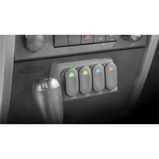 Rugged Ridge Lower Console Switch Panel: Jeep Wrangler (07-18)