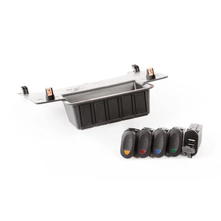 Rugged Ridge Lower Switch Panel Kit: Fits Most Jeep Wrangler Models (2007-2018)