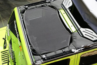 Rugged Ridge Eclipse Sun Shade (FRONT): Fits Most Jeep Wrangler Models (2007-2018) w/ Mesh Carry Bag