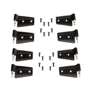 Rugged Ridge Black Powder Coated Door Hinge Kit: Fits Most Jeep Wrangler JK Models (2007-2018)