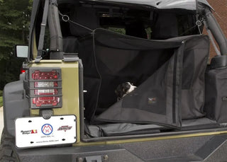 Rugged Ridge C4 Canine Cube Soft-Side Pet Carrier: Fits Most Jeep Wrangler Models (2007-2018)