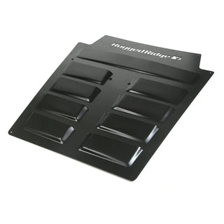 Rugged Ridge Black Steel Hood Vent Insert: Fits Most Jeep Wrangler JK Models (2007-2018)