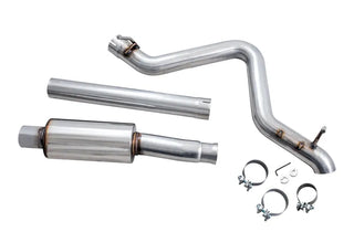 AWE Trail Edition Cat-Back Exhaust (Single Turn-Down Exit): Jeep Wrangler JL 3.6L V6 2018 - 2025