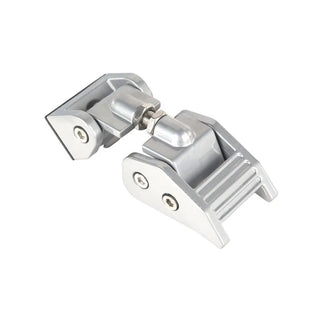 Rugged Ridge Silver Aluminum Hood Catch Kit: Fits Most Jeep Wrangler Models (2007-2018)
