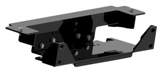 Rugged Ridge Spartacus Steel Winch Plate: Fits Most Jeep Wrangler Models (2007-2018) w/ Black