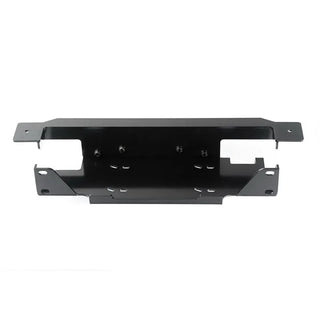 Rugged Ridge Spartacus Steel Winch Plate: Fits Most Jeep Wrangler Models (2007-2018) w/ Black