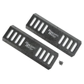 Rugged Ridge RRC Side Armor Guard Plates: Jeep Wrangler (07-18) w/ Textured Black