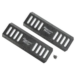 Rugged Ridge RRC Side Armor Guard Plates: Jeep Wrangler (07-18) w/ Textured Black