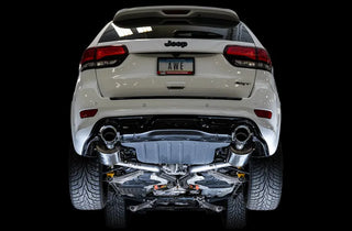 AWE Track Edition Cat-Back Exhaust (Polished Tips): Jeep Grand Cherokee 6.4L SRT 2012 - 2021
