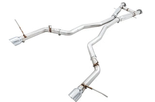 AWE Track Edition Cat-Back Exhaust (Polished Tips): Jeep Grand Cherokee 6.4L SRT 2012 - 2021